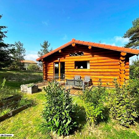 Pialous:Chalet En Rondins Avec Espace Detente La Chapelle-d'Aurec Exterior foto
