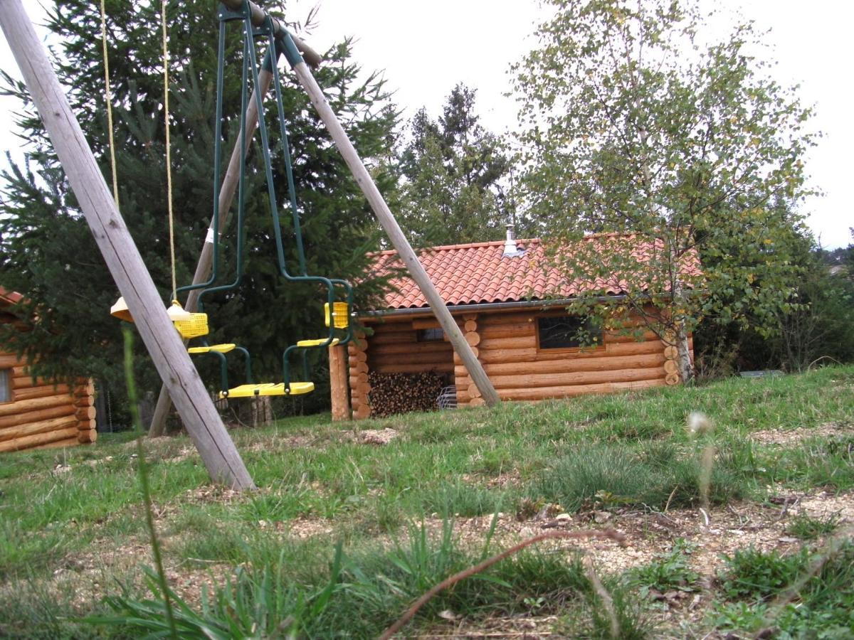Pialous:Chalet En Rondins Avec Espace Detente La Chapelle-d'Aurec Exterior foto